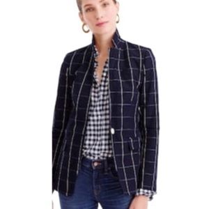 J Crew Regent Blazer windowpane check
